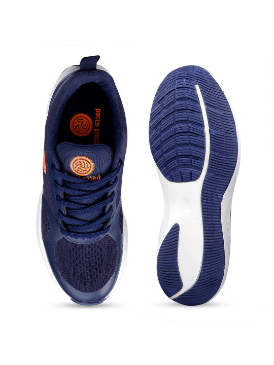 Women Blue Mesh Non-Marking Casual Sports Shoes