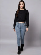 Round Neck Fleece Sweatshirt