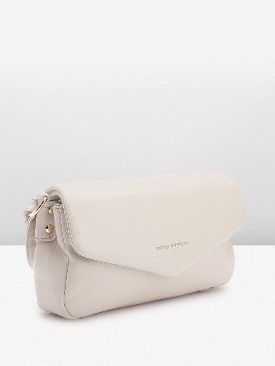 Leather Structured Sling Bag