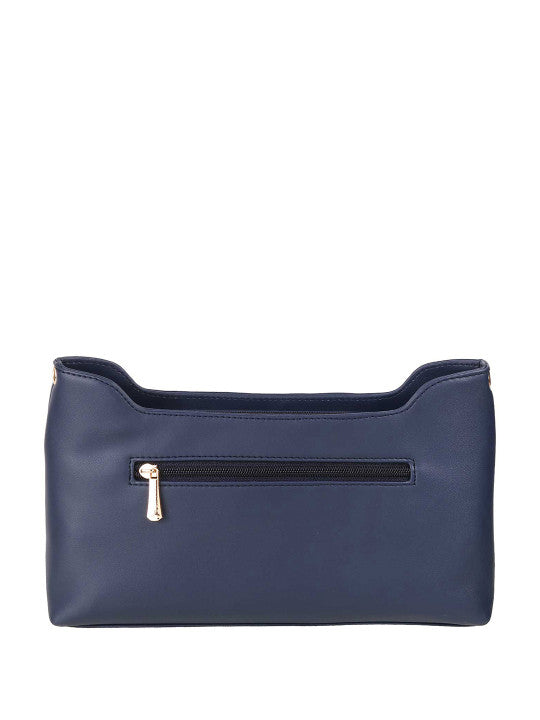 Solid Small Structured Shoulder Bag