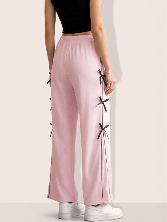 Women Flared High-Rise Trousers