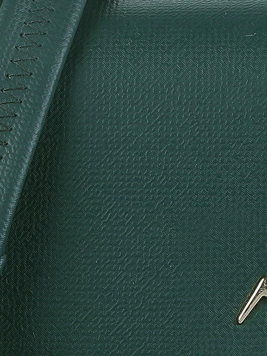 Detachable Strap Zip Detail Structured Satchel Bag