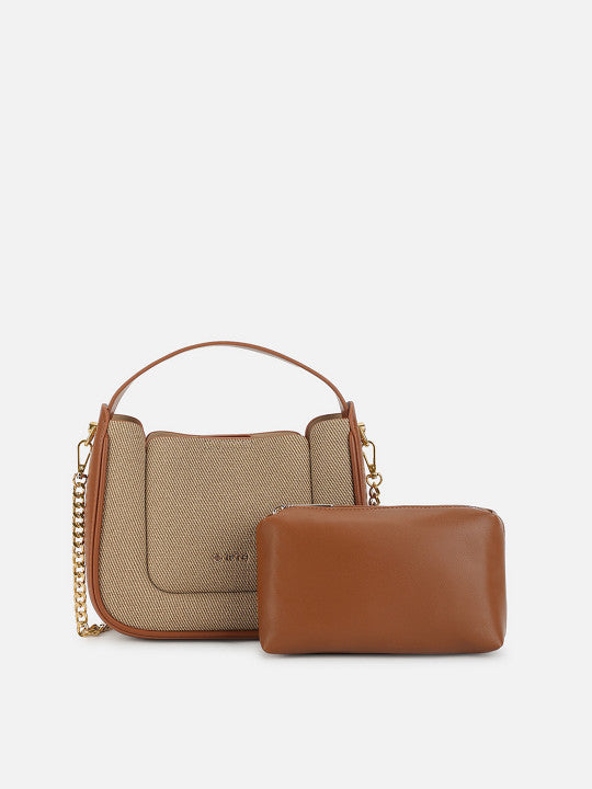 Rowan Detachable Strap Structured Handheld Bag