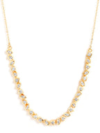 Gold-Plated Crystals Studded Necklace