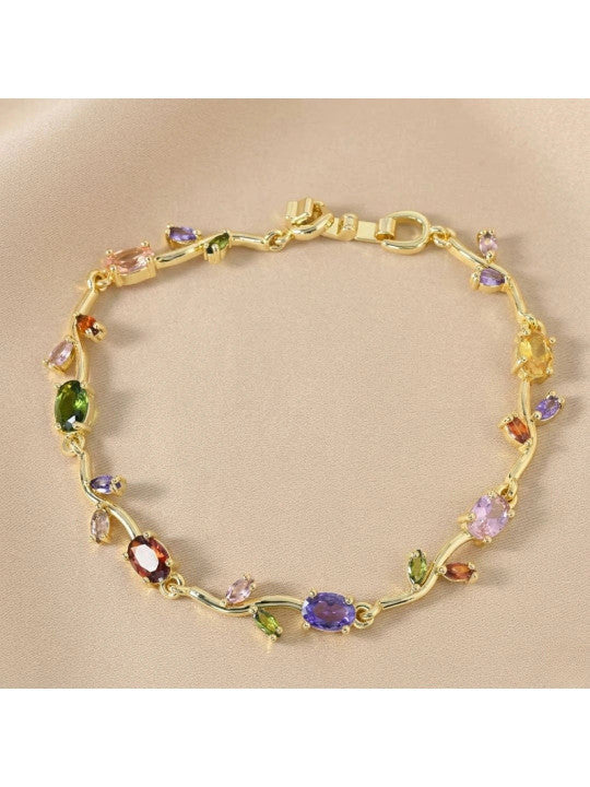 Women Gold-Plated Link Bracelet