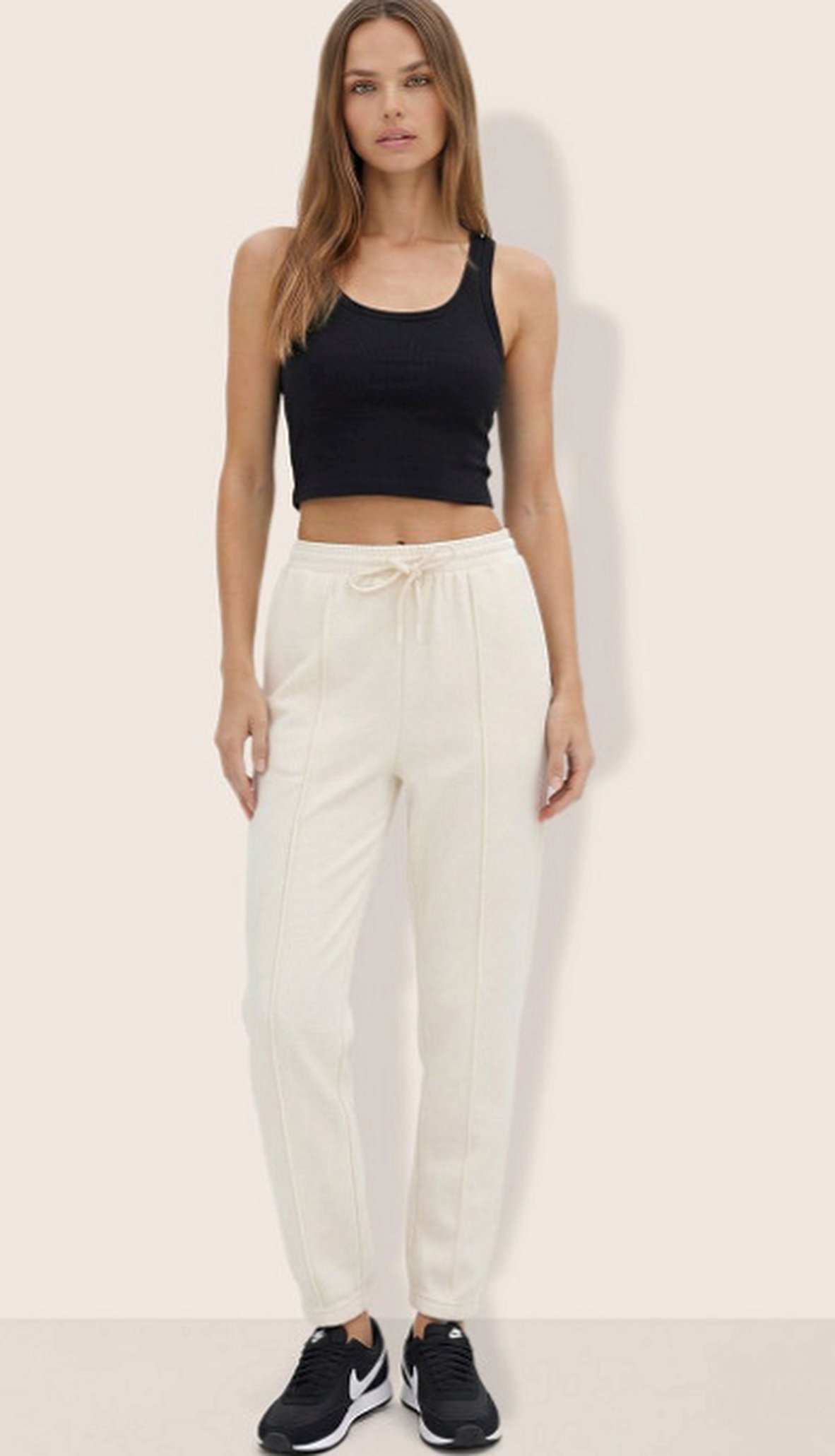 Women Flared High-Rise Trousers