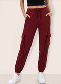 Women Loose Fit High-Rise Trousers