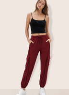 Women Loose Fit High-Rise Trousers