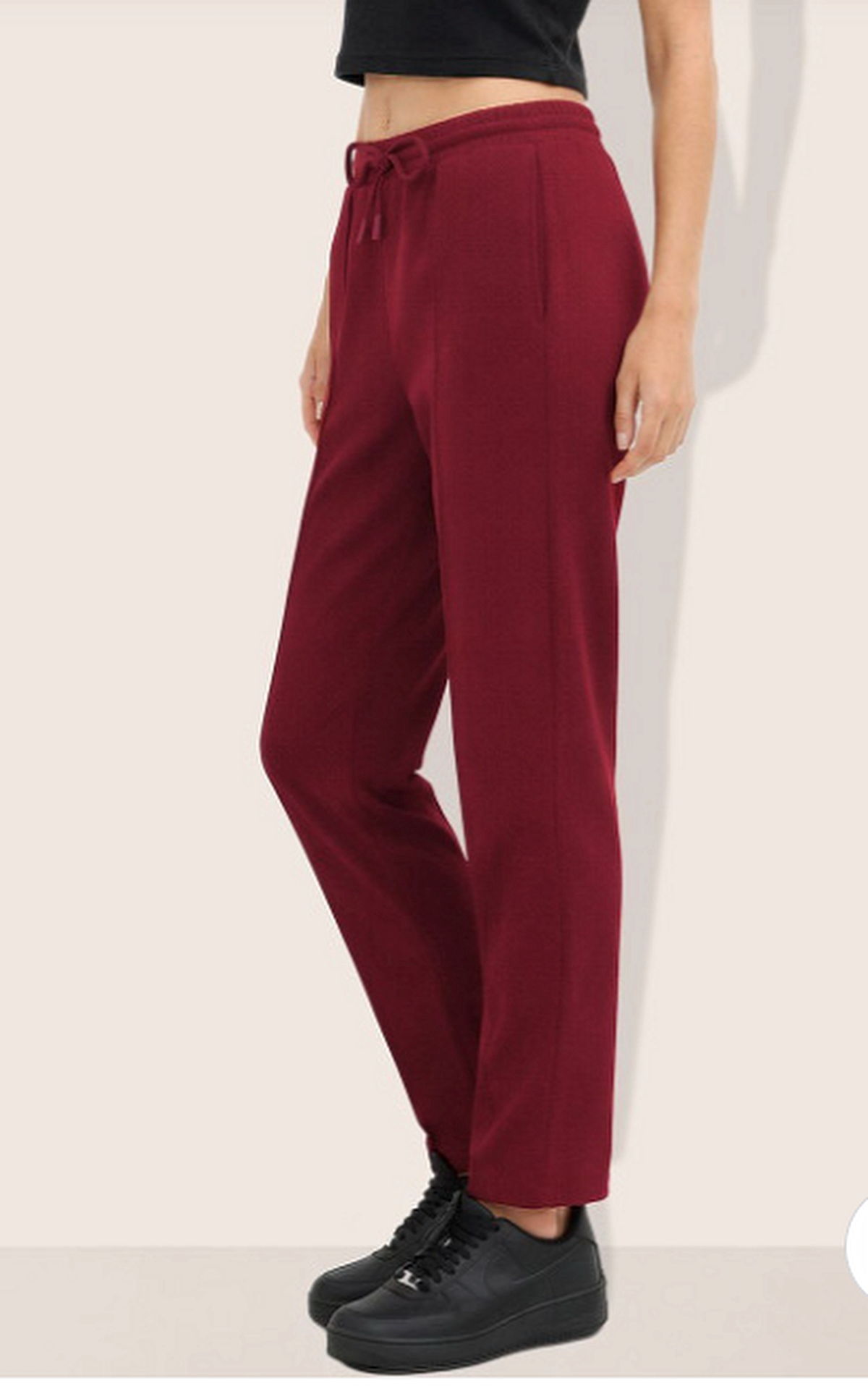 Women Flared High-Rise Trousers