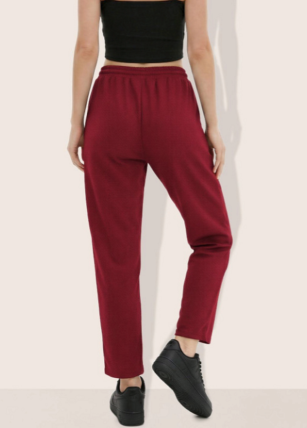 Women Flared High-Rise Trousers