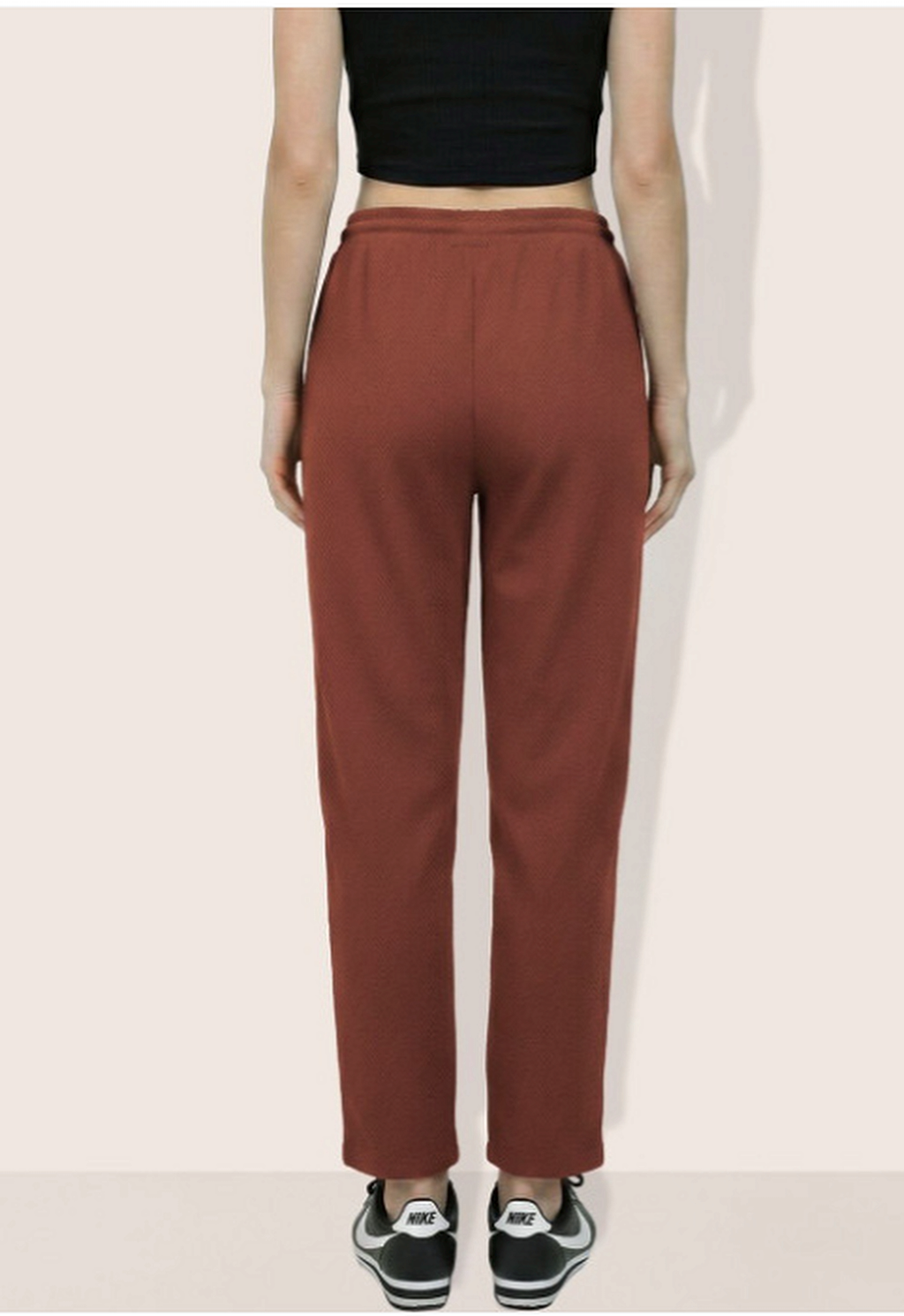 Women Flared High-Rise Trousers