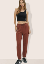 Women Flared High-Rise Trousers