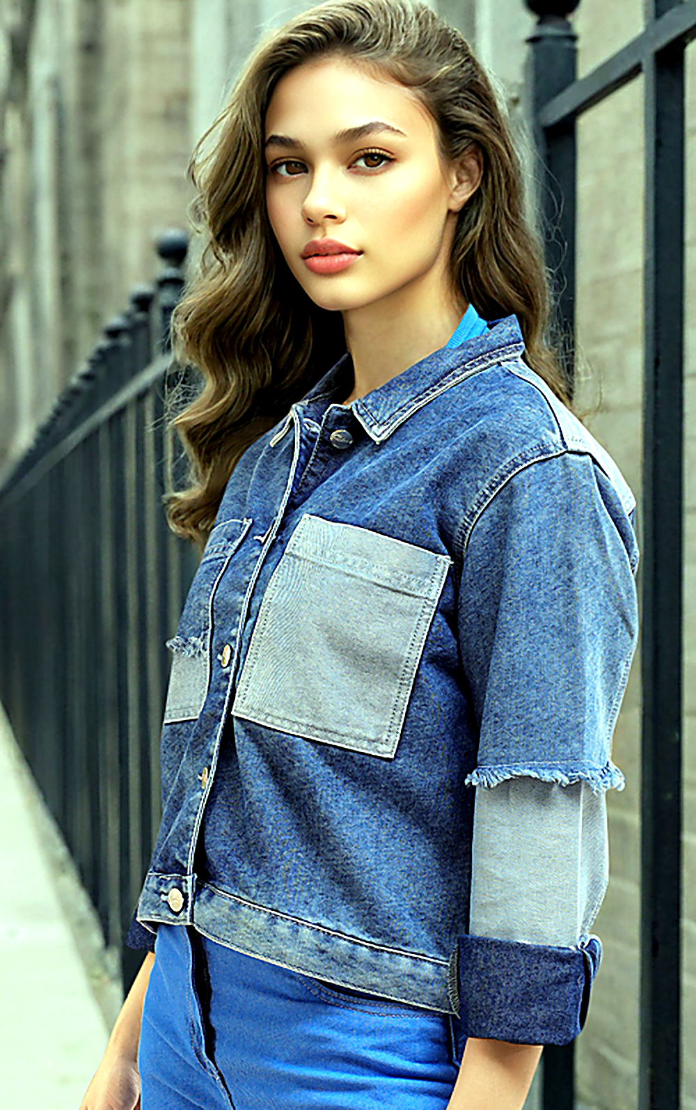 Washed Lightweight Denim Jacket