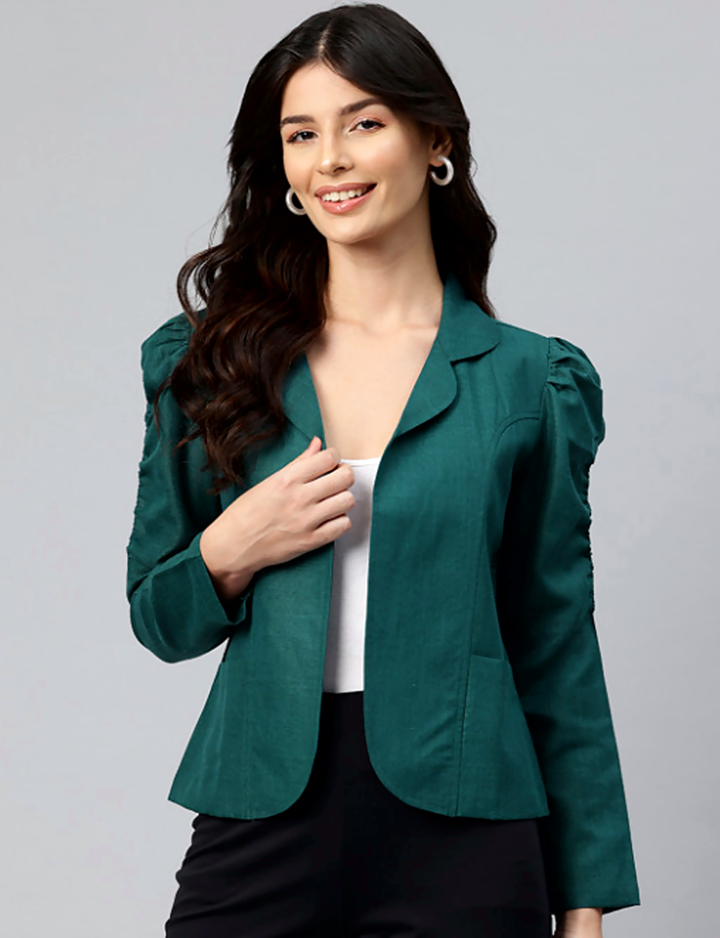 Lightweight Open Front Jacket