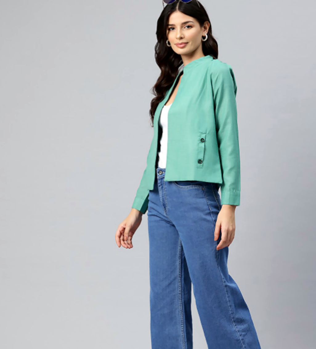 Lightweight Open Front Jacket
