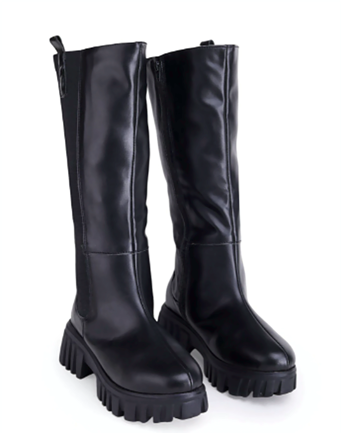 Women Round Toe Zip Winter Boots