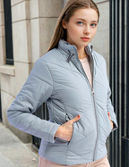 Women Green Outdoor Bomber Jacket