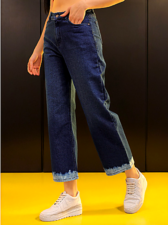 Women Blue Bootcut High-Rise Light Fade Stretchable Jeans