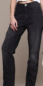 Women Straight Fit Mid-Rise Light Fade Stretchable Jeans