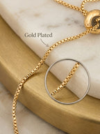 Gold-Plated American Diamond Studded Wraparound Bracelet