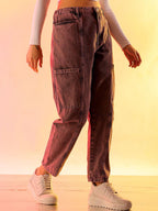 Women Boyfriend Fit High-Rise Jeans