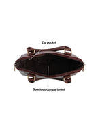 Animal Textured Medium Structured Handheld Bag