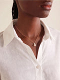 Brass Rose Gold-Plated Necklace