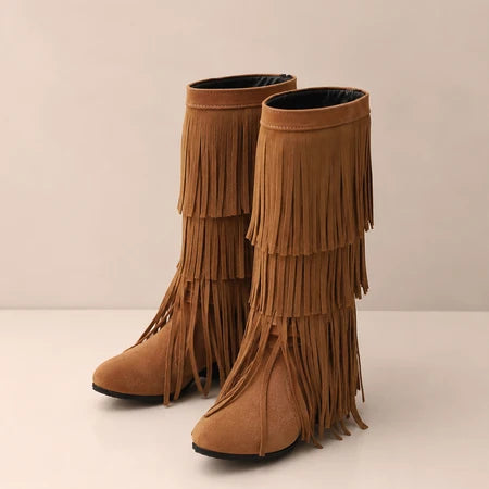 Ashton Tassel Fleece Boots