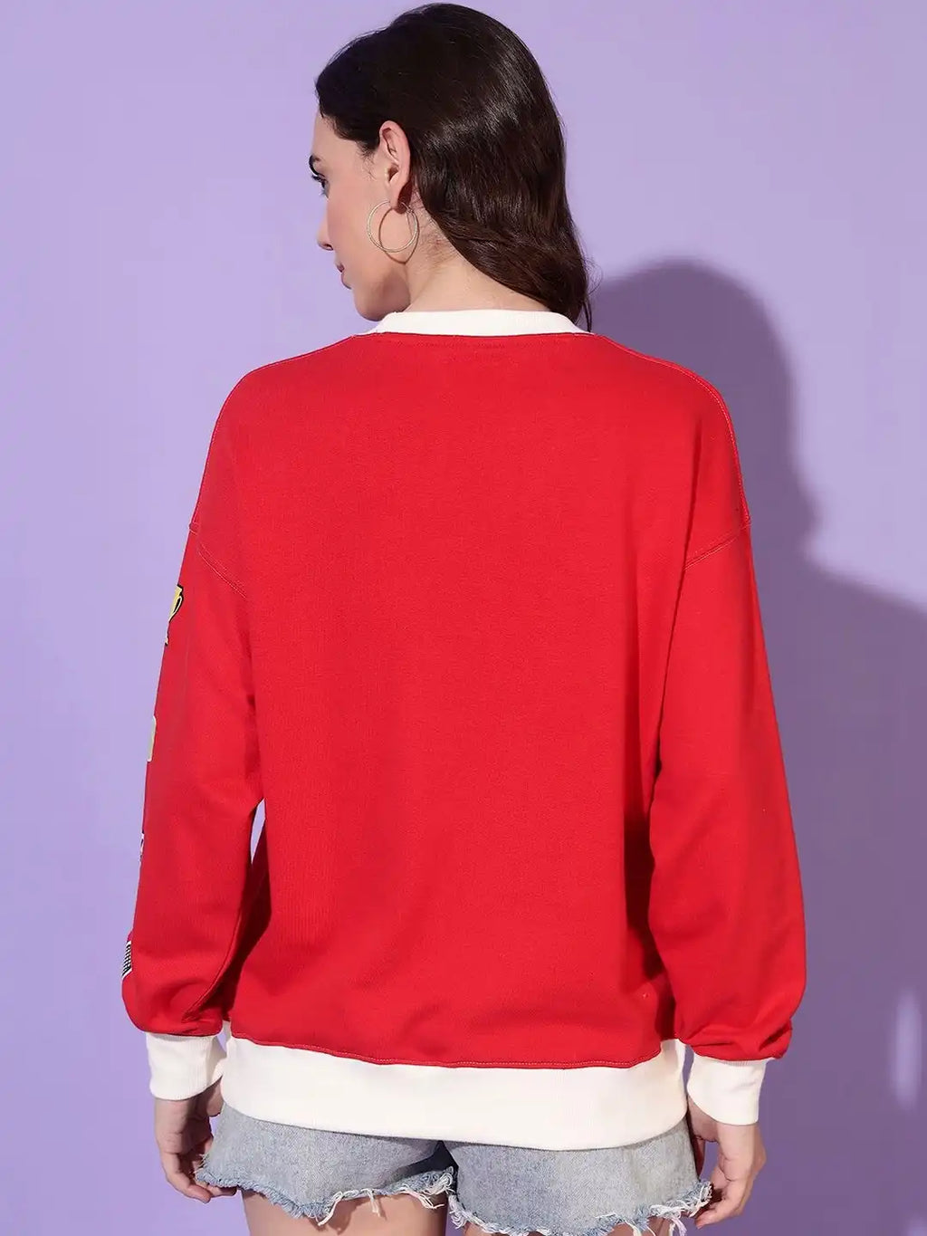 Women Colourblocked Sweatshirt