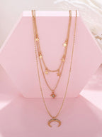 Gold-Plated Layered Necklace