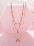 Gold-Plated Layered Necklace