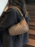 Geometric Printed Structured Sling Bag