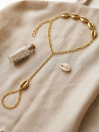 Women Gold-Plated Wraparound Adjustable Bracelet