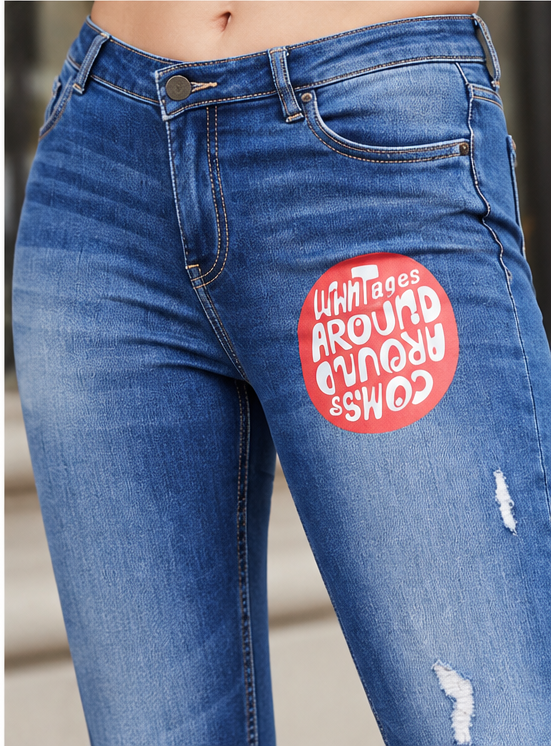 Women Blue Low Distress Light Fade Mid-Rise Skinny Fit Stretchable Jeans