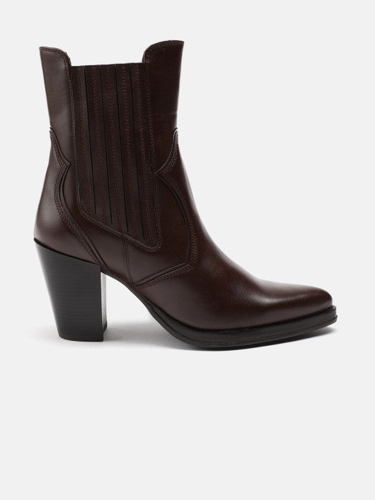The Life Co. Women Pointed Toe Block Heel Boots