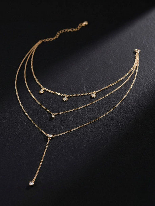 Gold-Plated Layered Necklace