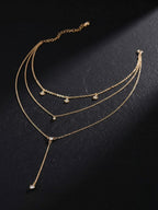 Gold-Plated Layered Necklace
