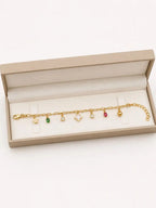 Women Gold-Plated Charm Bracelet