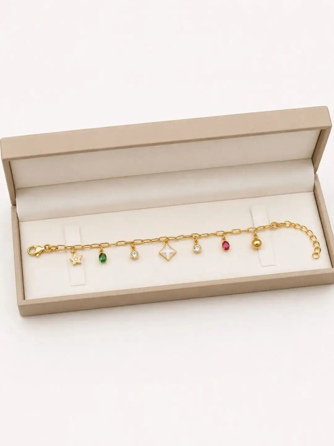 Women Gold-Plated Charm Bracelet