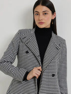 Women Checked Tailored Jacket