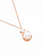 Brass Rose Gold-Plated Necklace