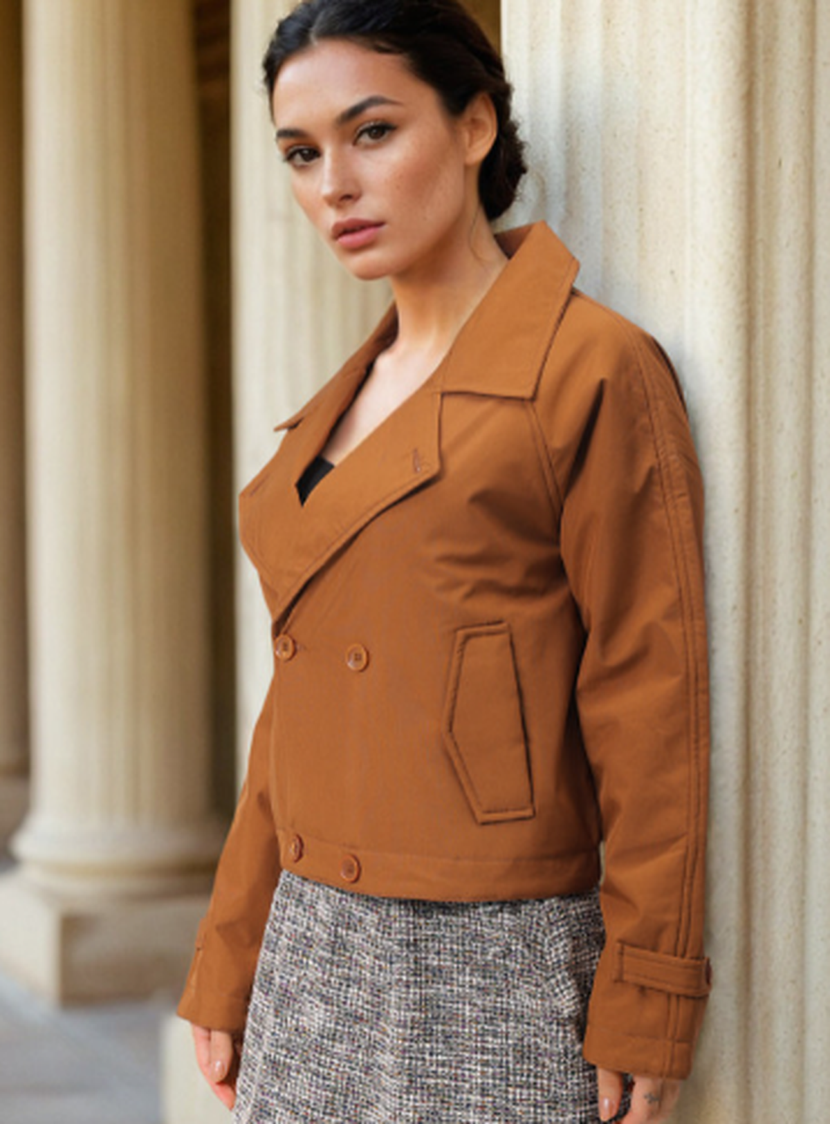 Women Crop Sporty Jacket