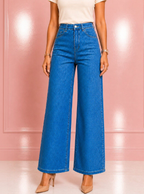 Women Straight Fit High-Rise Stretchable Jeans