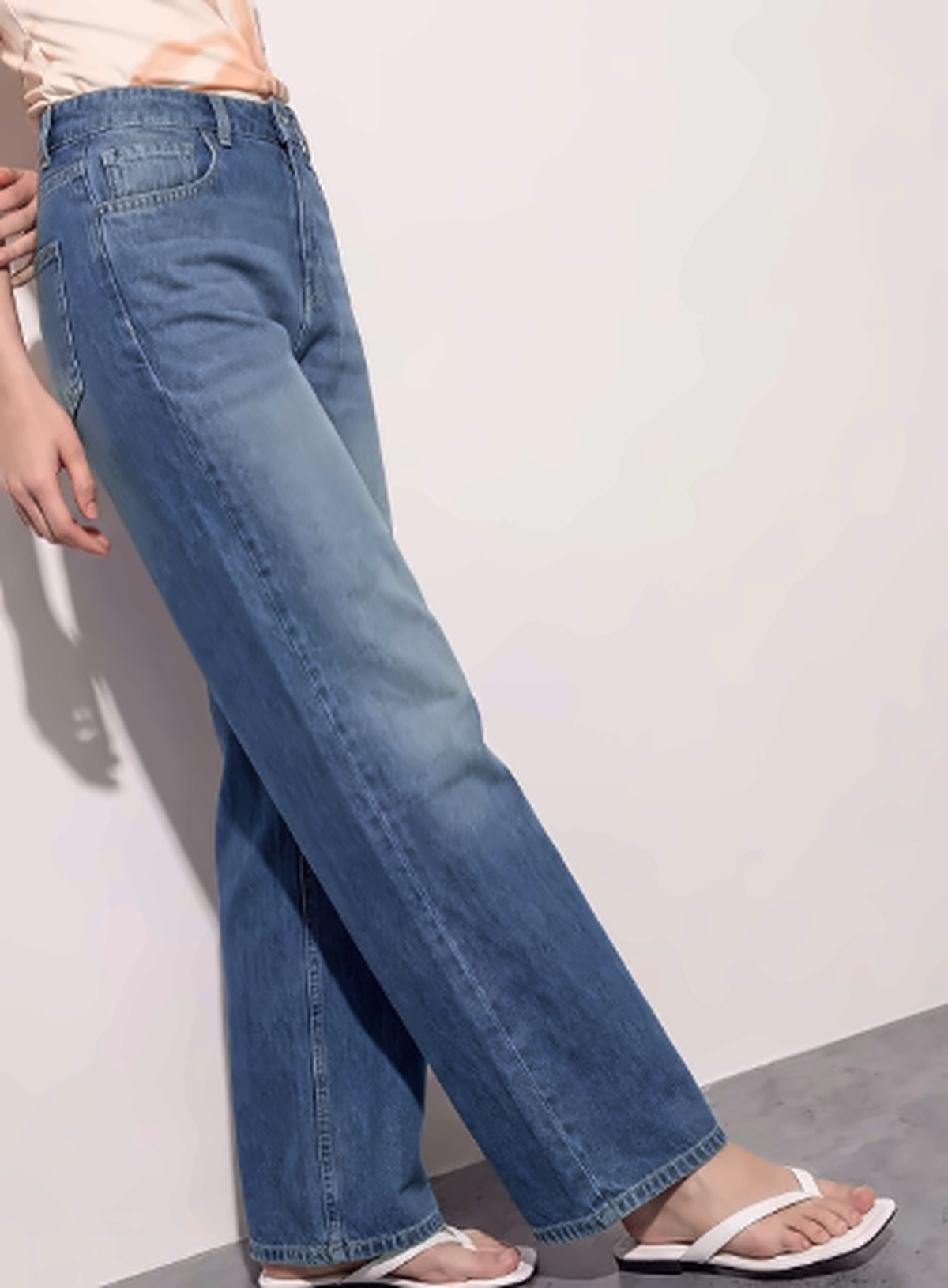 Women Regular Fit Mid-Rise Low Distress Jeans