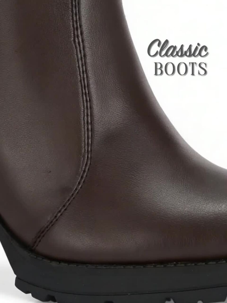 Women Block Heeled Chelsea Boot