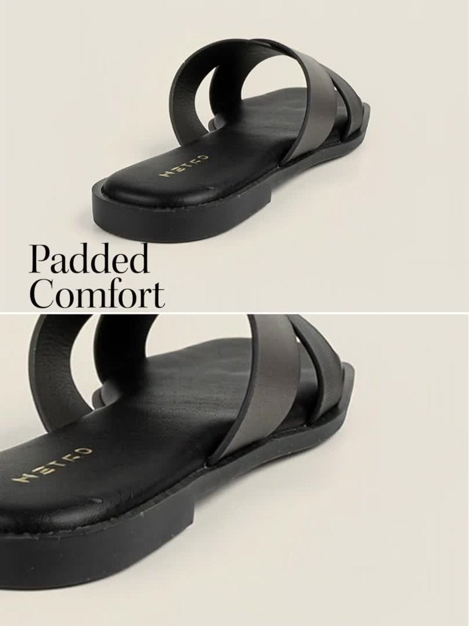 Women Solid Square Toe Flats