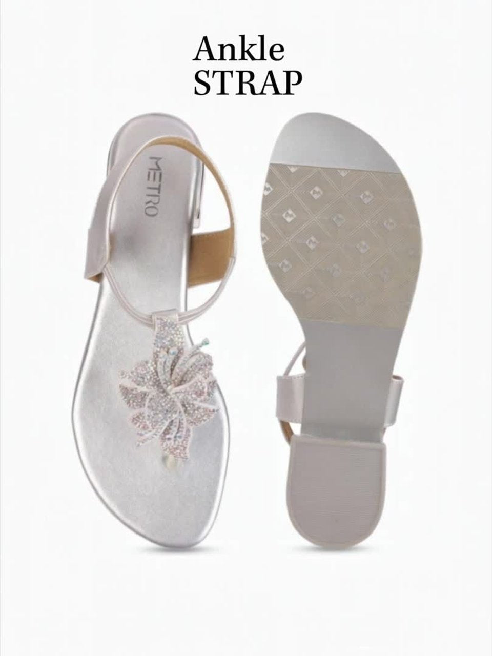 Women Party T-Strap Flats