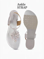 Women Party T-Strap Flats