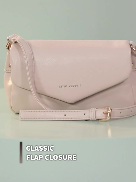 Leather Structured Sling Bag