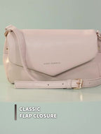 Leather Structured Sling Bag